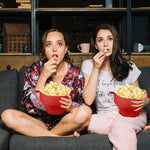 HASTHIP® Microwave Popcorn Maker with Lid 220 Degree Heat Resistant Silicone Microwave Popcorn Container Holder Dual Ear Design BPA-Free Food Grade Silicone Folding Popcorn