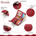 HASTHIP® Small Womens Wallet Leather Bifold