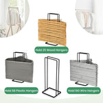 HASTHIP Stackable Hanger Storage Rack in Carbon Steel, Matte Finish, Holds Up to 100 Hangers