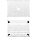 HASTHIP® Laptop Case for MacBook Air M2 A2681/M3 A3113 13.6 inch Sparkling Transparent Laptop Case Fashion Cover Transparent Laptop Case Cover Compatible with MacBook Air13.6 A2681/A3113