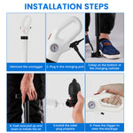 HASTHIP® Toilet Plunger Safe Pressurized Air Drain Plunger Tool with Air Pump Trigger Design Manual Pneumatic Clog Cleaner Tool with Interchangeable Attachment Heads, for Kitchen Sink, Toilet