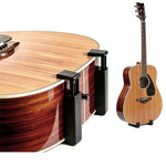 HASTHIP Clip-On Acoustic Guitar Stand with Non-Slip Silicone Grip, 102 mm Portable Mini Holder