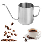 HASTHIP® Coffee Hand Brewer,Coffee Tea Pot 12.3OZ Hanging Ear Hand Blunt Long Narrow Drip