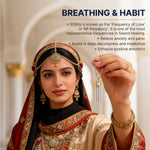 HASTHIP 528Hz Breathing Necklace with Smooth Metal Design for Mindfulness and Daily Use