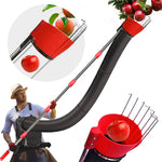 HASTHIP® 13Ft Assembly Fruit Picker with Transfer Channel & One-piece Wearable Fruit Bag Extented Long Handle Fruit Picker New No-drop Fruit Picker Fruit Harvesting Tool for Apple, Mango