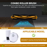 HASTHIP® Replenishment Kit, Replacement Main Brush Cylindrical Main Brush for Ecovacs DEEBOT Ozmo N10/N10 Plus Spare Main Brush Replacement Parts, Replacement Accessories -Cleaning Tools