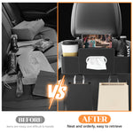 HASTHIP® Car Rear Backseat Extra Multifunctional Drink Cup Holder Organizers with Tissue Storage Box