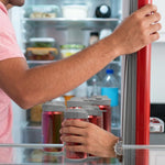 HASTHIP Reusable Silicone Soda Can Lids with Straw for 330ml, 355ml and 375ml Standard Aluminum Cans