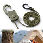 HASTHIP Retractable Clothes Line with Self-Locking Pulley and Non-Slip Metal Clips for Home and Travel