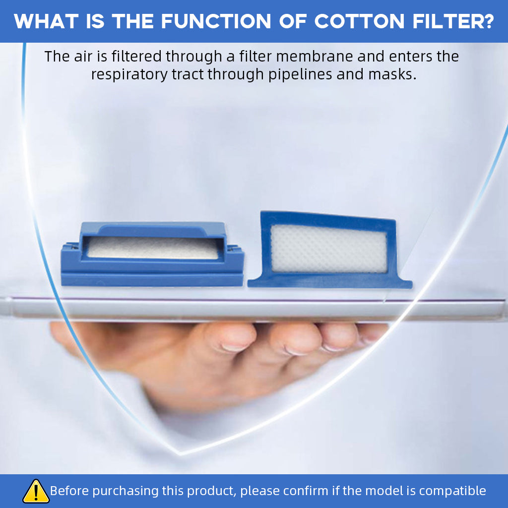HASTHIP® Replacement CPAP Filters for Philips Respironics Dreamstation CPAP, Includes 6 Reuseable Pollen Filter & 2 Disposable Fine Filters, Compatible with DS500/DS700