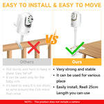HASTHIP® Clip Mount for Home Security Camera Baby Monitor Camera, Flexible Gooseneck Baby Monitor Holder