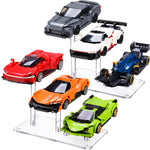 HASTHIP 3-Tier Acrylic Display Stand Set of Two for Diecast Cars and Collectibles
