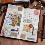 HASTHIP® 500Pcs Bible Verse Stickers Daily Motivational Inspirational Stickers Retro Print Verse Stickers for Planners, Scrapbook, Wall Decor, Gifting Packing