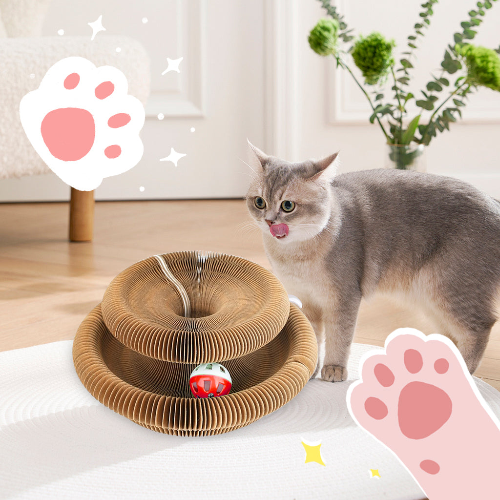 HASTHIP® Cat Accordion Magic Organ Cat Scratching Board