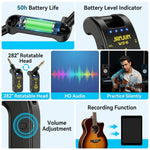HASTHIP® Mini Guitar Headphone Amp Distortion Timbre Electric Guitar Headphone Amplifying Tool with Built in Effects for Portable Silent Practice and Travel Use