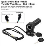HASTHIP Electric Bike Handlebar Grips with Throttle & Lock