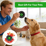 HASTHIP Squeaky Chew Ball – Interactive Dog Toy with Teeth-Cleaning Texture
