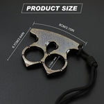 Zinc Alloy Survival Keychain with Lanyard