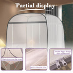 HASTHIP® Pop-up Mosquito Tent for Bed Fine Mesh, Fine Mesh Breathable Mosquito Net for Double Bed, Full-sized Bed 57 inches High, Duble Side Zip-up Mesh Door Design