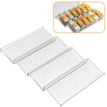 HASTHIP Countertop Seasoning Jar Racks for Kitchen Organization with 4 Tier Stepped Display and Clear Acrylic 11x19 in | Stable Anti Skid Base