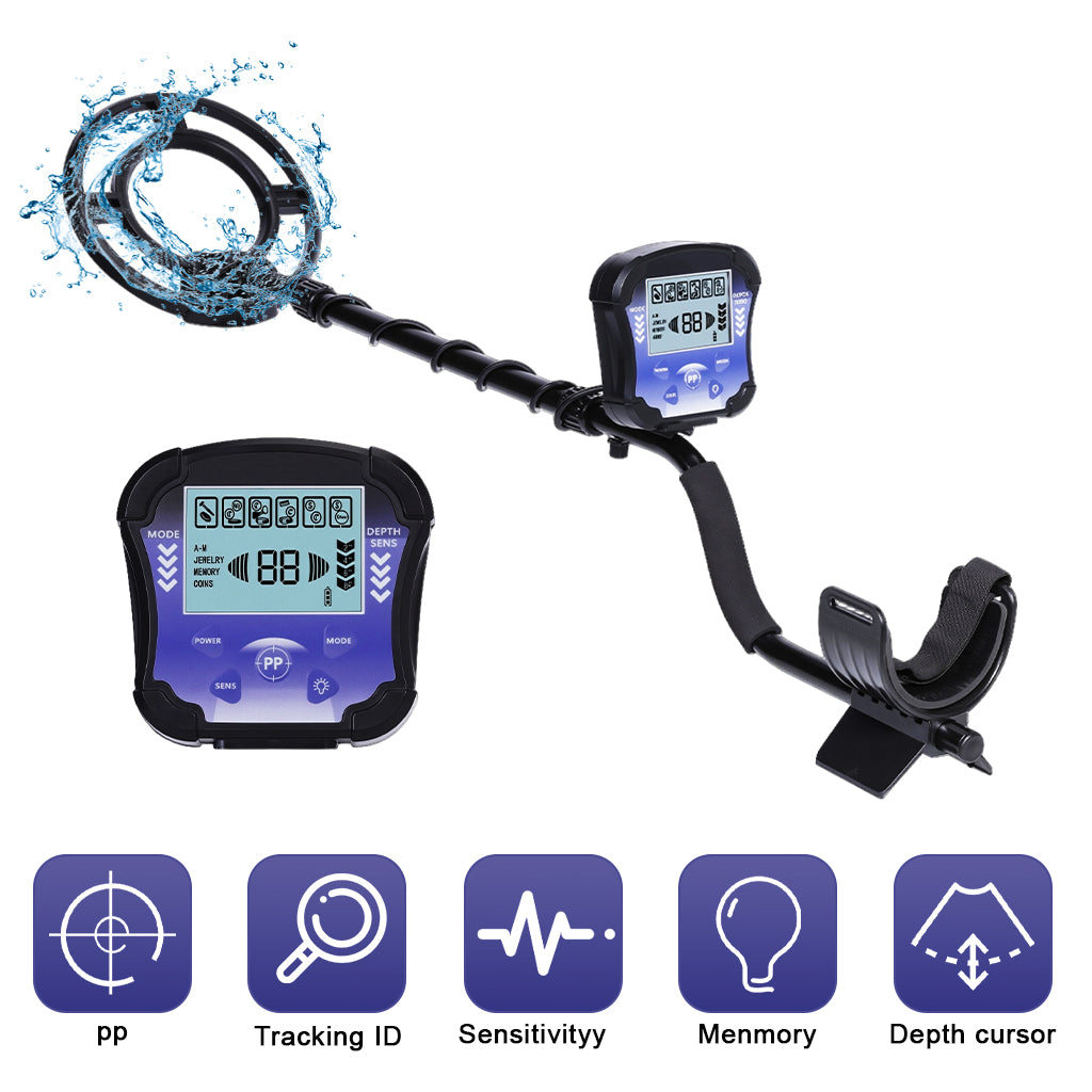 HASTHIP® 10'' High Sensitivity Disc Probe LCD Metal Detector