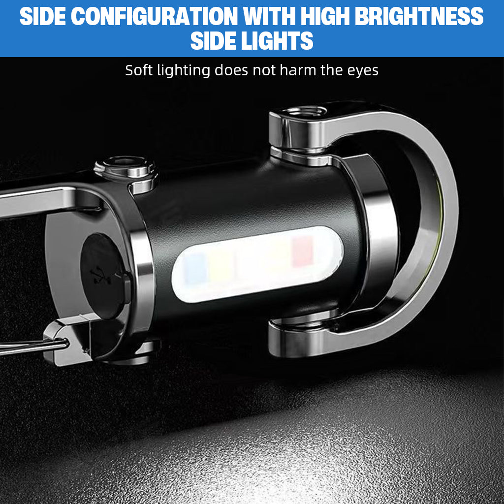 HASTHIP® ® Mini Flashlight for Keychain 3 Lighting Modes