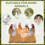 HASTHIP® 12'' Square Realistic Chicken Coop Mat 2PCS