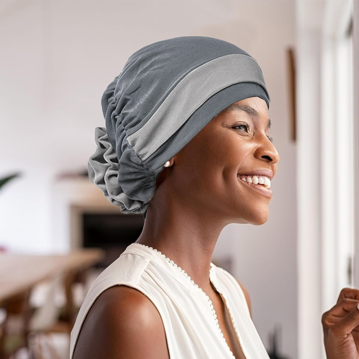 HASTHIPWomen's Chemo Turban Cap with Floral Head Wrap