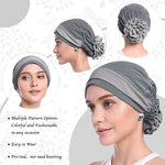 HASTHIPWomen's Chemo Turban Cap with Floral Head Wrap
