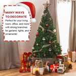 HASTHIP® Artificial Christmas Tree 6ft, Premium Full Branch Tips Xmas Tree for Home Office