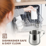 HASTHIP® 30ml Stainless Steel Milk Frothing Pitcher Mini Espresso Jug
