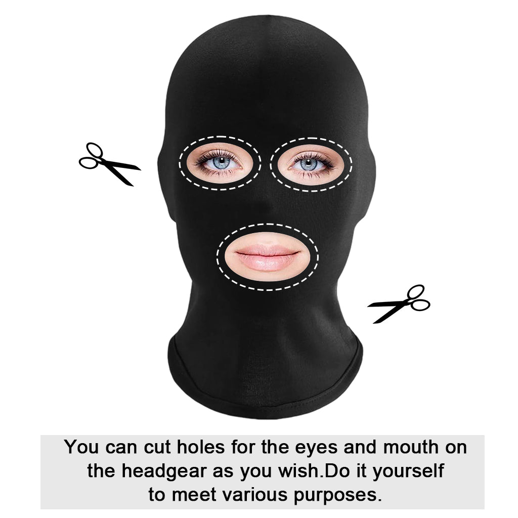 HASTHIP® Full Face Balaclava Mask for Men Women, Thin UV Protection Ski Mask, Breathable Cooling Neck Gaiter for Motorcycle, Cycling, Halloween Dress Up, Outdoor Sports