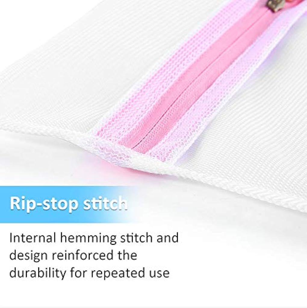 7 Piece Set Mesh Laundry Bag for Wash Machine, Laundry Clothes Washing Bags for Blouse, Bra, Hosiery, Stocking, Underwear, Lingerie Saver Mesh Net