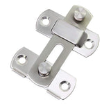 2PCS 3 Inch Stainless Steel Flip Latch Gate Latches Bar Lock, Sliding Door Lock for Improved Door Window Furniture Security - Quick Installation and Anti-Corrosion Design