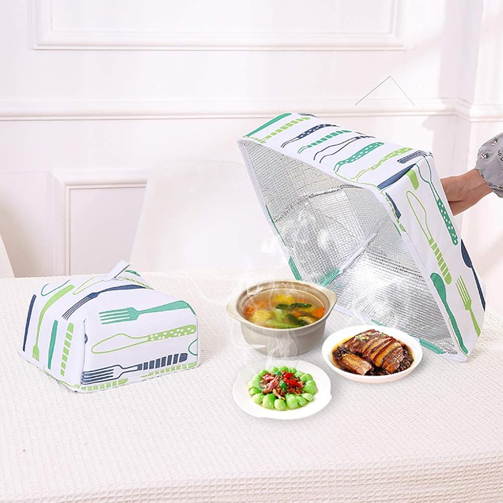 4Pc Food Covering Tent, Heat Preservation Food Covering Mesh, Foldable, Dust-Proof and Insect-Proof Table Cover, Suitable for Kitchen, Outdoor Picnic, Barbecue