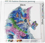 HASTHIP® DIY 5D Diamond Painting by Number Kits Full Drill Rhinestone Embroidery Cross Stitch Pictures Arts Craft for Home Wall Decor,11.8x15.8In (Color 3)