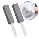 2 PCS Toilet Cleaner Brush with Handle, Cleaning Pumice Stone, Pumice Stone for Cleaning, Paint& Pool Tile Cleaner Brush for Kitchen/Bath/Pool/Household Cleaning