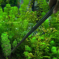 HASTHIP® Tweezers for Aquarium, Universal Plant Shrimp Reef Tank Straight Aquarium Accessories Tweezer for Fish Tank Aquarium Live Plant (27cm Curved Tweezers)
