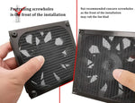 HASTHIP® 120mm Aluminum Alloy Stainless Mesh Fan Filter Dust Guard (Black)