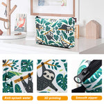 Cosmetic Bag for Women, Cartoon Printed Makeup Bag Polyester Multipurpose Organizer Pouch, Travel Toiletry Bag Beauty Cosmetics Bag, Zipper Pencil Pouch