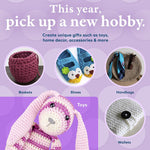 HASTHIP® 41 Pcs Full Size Crochet Hooks Set (Green)