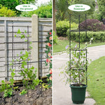 110 * 22CM Garden Plant Support Cages Stakes for Vine, Flower, Vegetable, Pot Trellis, Round Climber Plant Support for Home Indoor & Outdoor