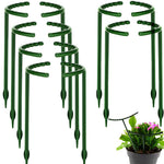 HASTHIP® 12Pcs Plant Support Plant Stake Plant Support Stake Connectable Garden Flower Support Plant Support Stakes for Tomato, Hydrangea, Indoor Plants, 5.7