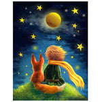 HASTHIP® Diamond Painting Kit, 12x16inch The Little Prince and Wolf 5D Diamond Painting Kit for Adults & Kids, Very Suitable for Home Leisure and Wall Decoration, Gift for Kids and Adults