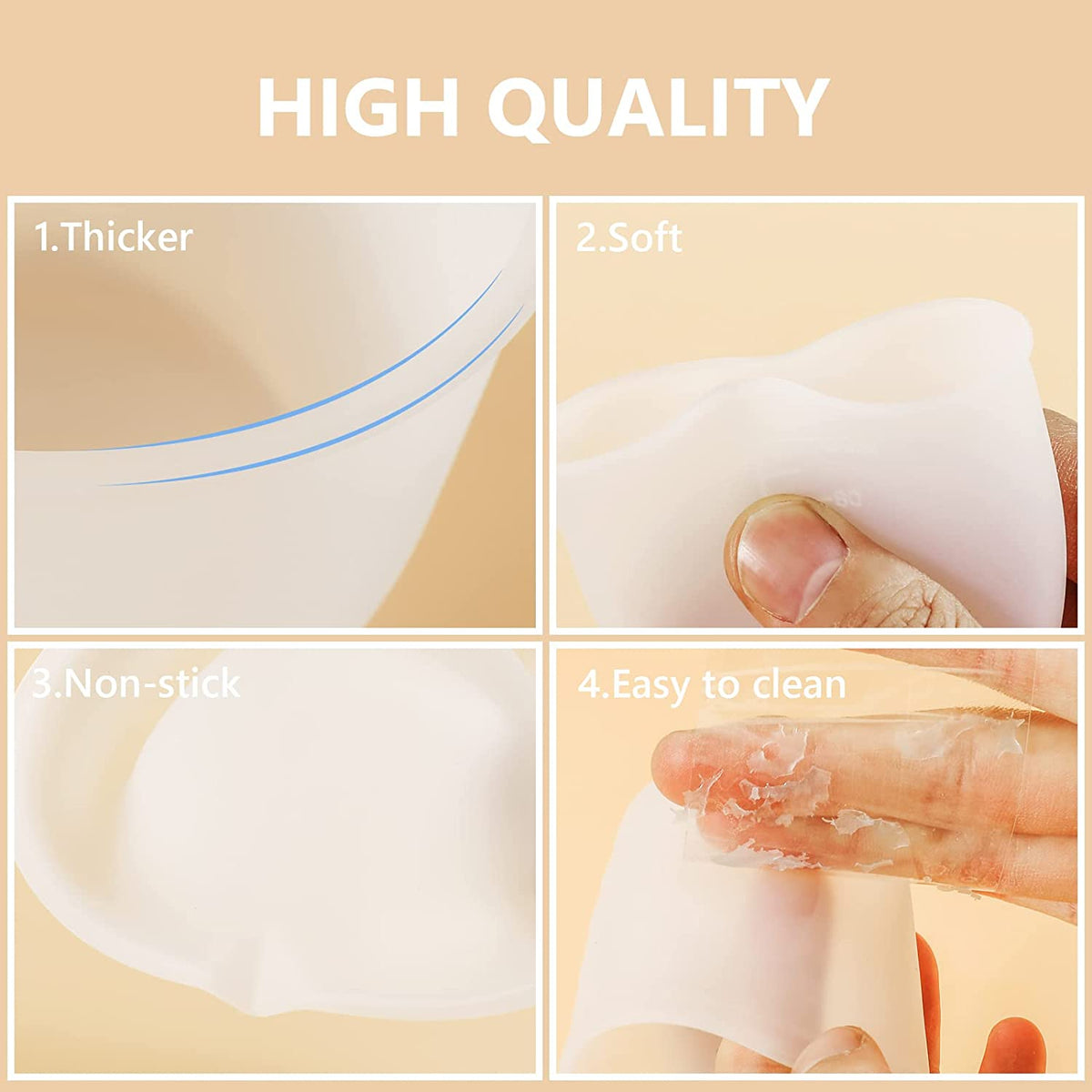 9PCS Silicone Measuring Cups for Resin, Reusable Resin Measure Cup with 600&100ml, Silicone Stir Sticks, Resin Mixing Kit for Epoxy Resin, Molds, Jewelry Making, Waxing