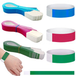 300 Pack Paper Wristbands Neon Wrist Bands for Events Variety Neon Wrist Bands Lightweight Concert Wristbands Colored Waterproof Hand Bands for Party(100*Green+100*Rose Red+100*Blue)