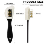 3 in 1 Suede Shoe Cleaner Brush, Cleaner for Suede Boots, Cleaning & Refreshing Brush for Suede Leather Products with Brass & Nylon Bristles