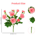 Artificial Decorative Carnation Flower Bunches, Simulation Carnation Flower for Home Decor, Room Decorations, Living Room Table, Diwali Decoration Plants Festival Decoration