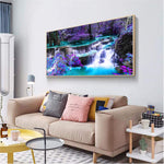 5D Diamond Painting Kit, 27.5 X 15.7inch Large Size Waterfall Diamond Painting Kits for Adults, Art Diamond Painting for Home Wall Decor