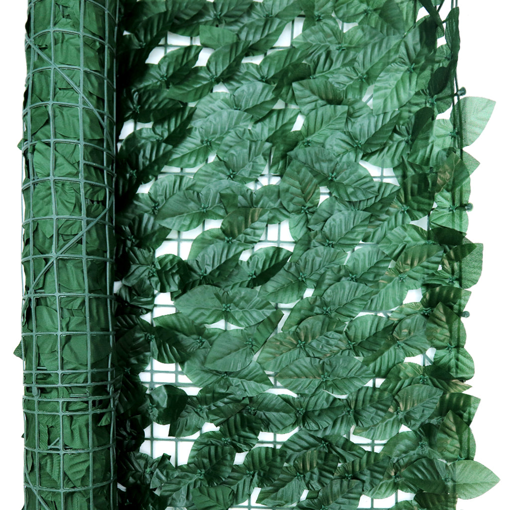 1*3m Artificial Grass Trellis for Garden Outdoor Indoor Decoration, Garden Fence, Faux Ivy Fencing Panel, Artificial Hedge Green Wall Grass Leaves